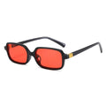 Square Sunglasses for Women - Black Red / As the photo