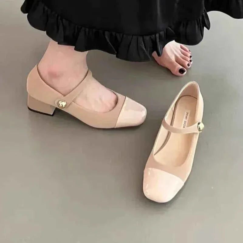 Square Toe High Heels Shoes