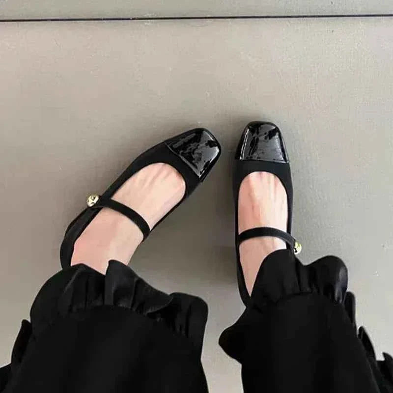 Square Toe High Heels Shoes
