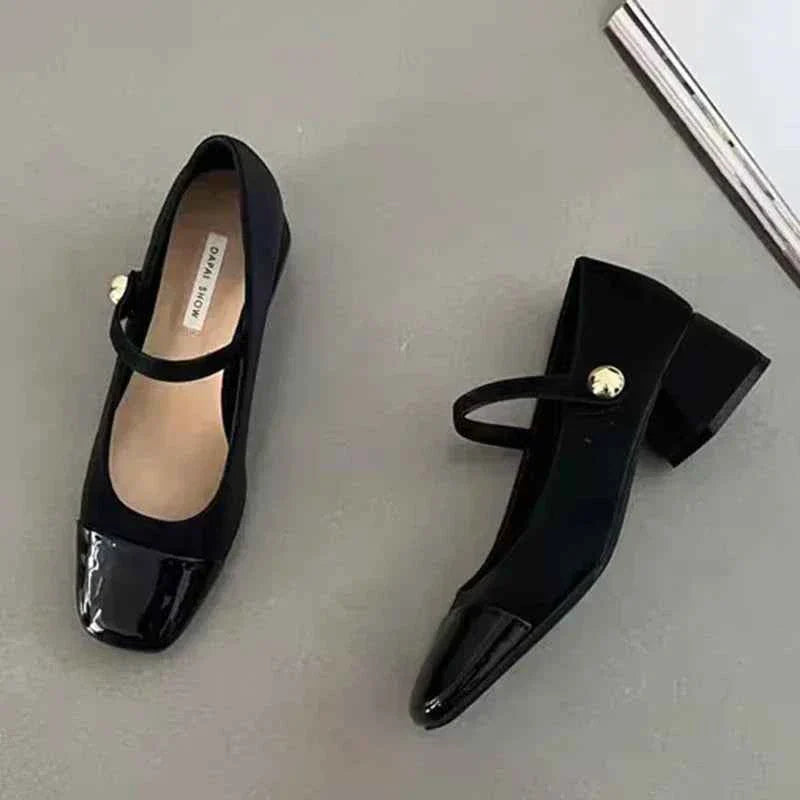 Square Toe High Heels Shoes