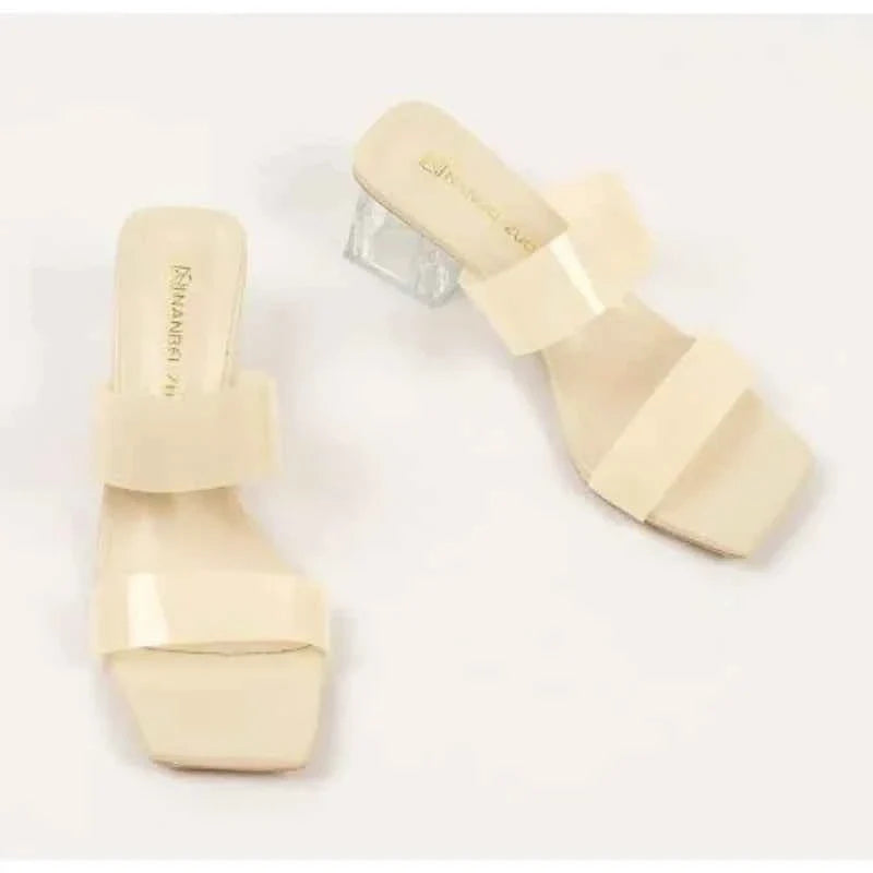 Square Toe Shallow Slippers High Quality