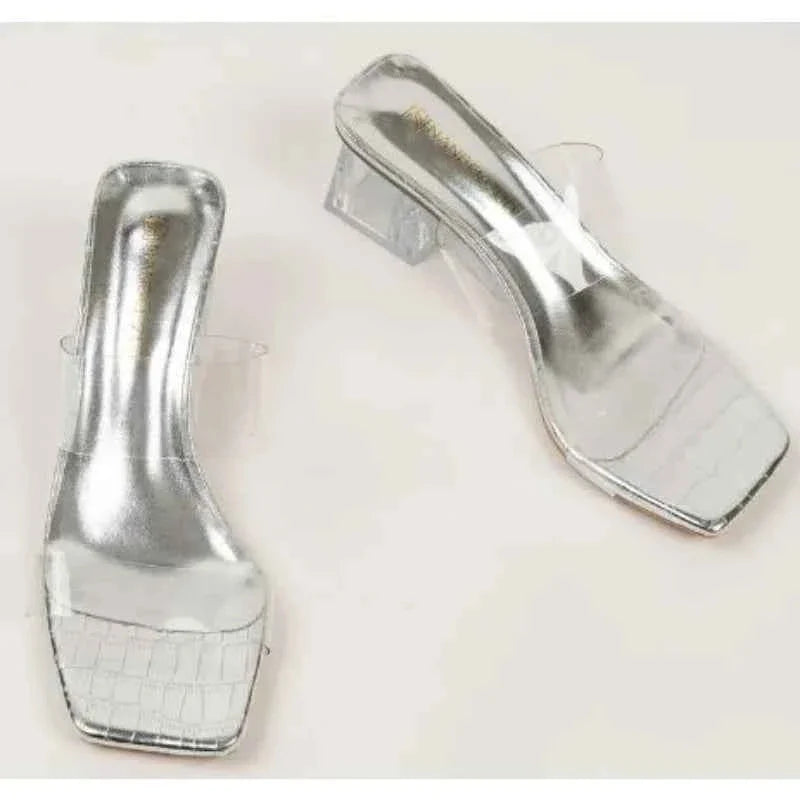 Square Toe Shallow Slippers High Quality