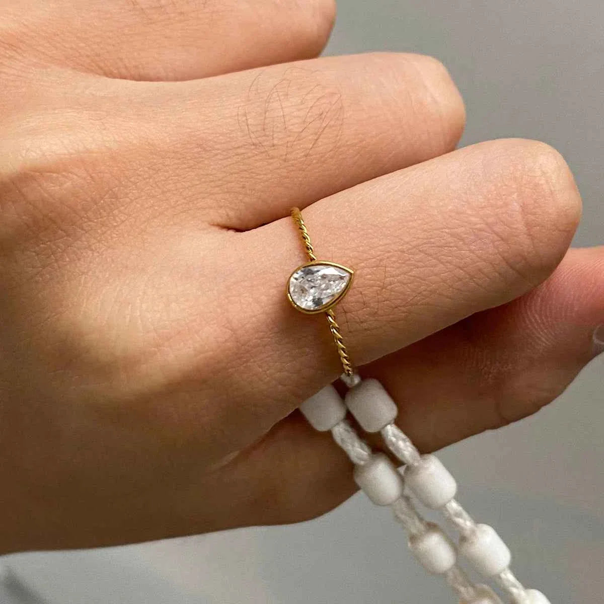 Stainless Steel 3pcs Ring Set