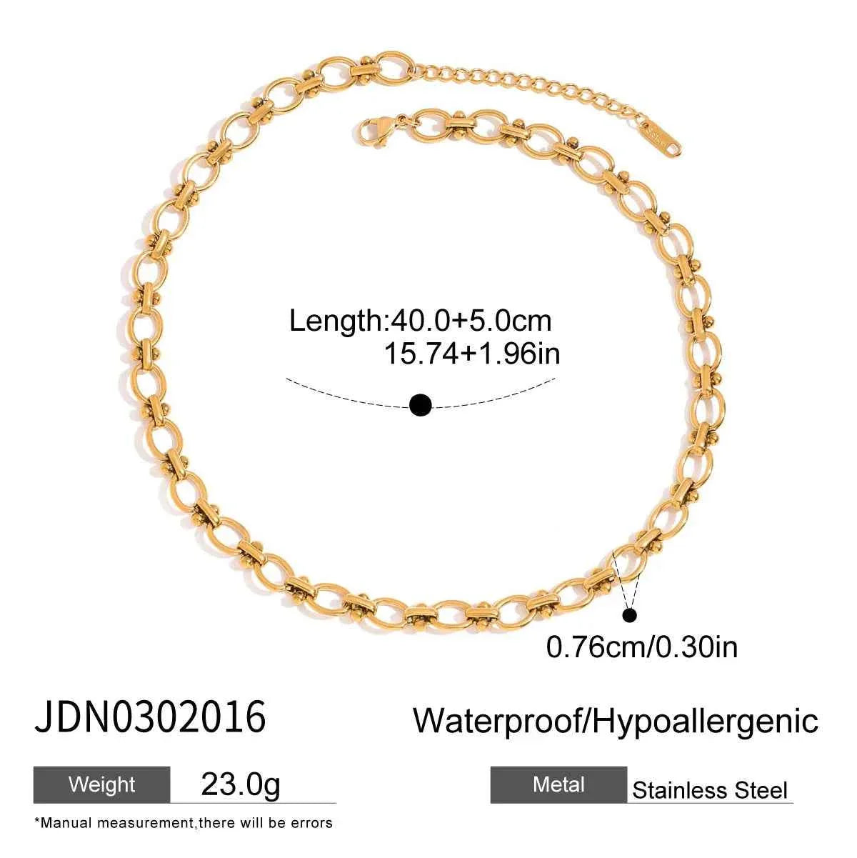 Stainless Steel Drop Oil Butterfly Print Pendant Necklace