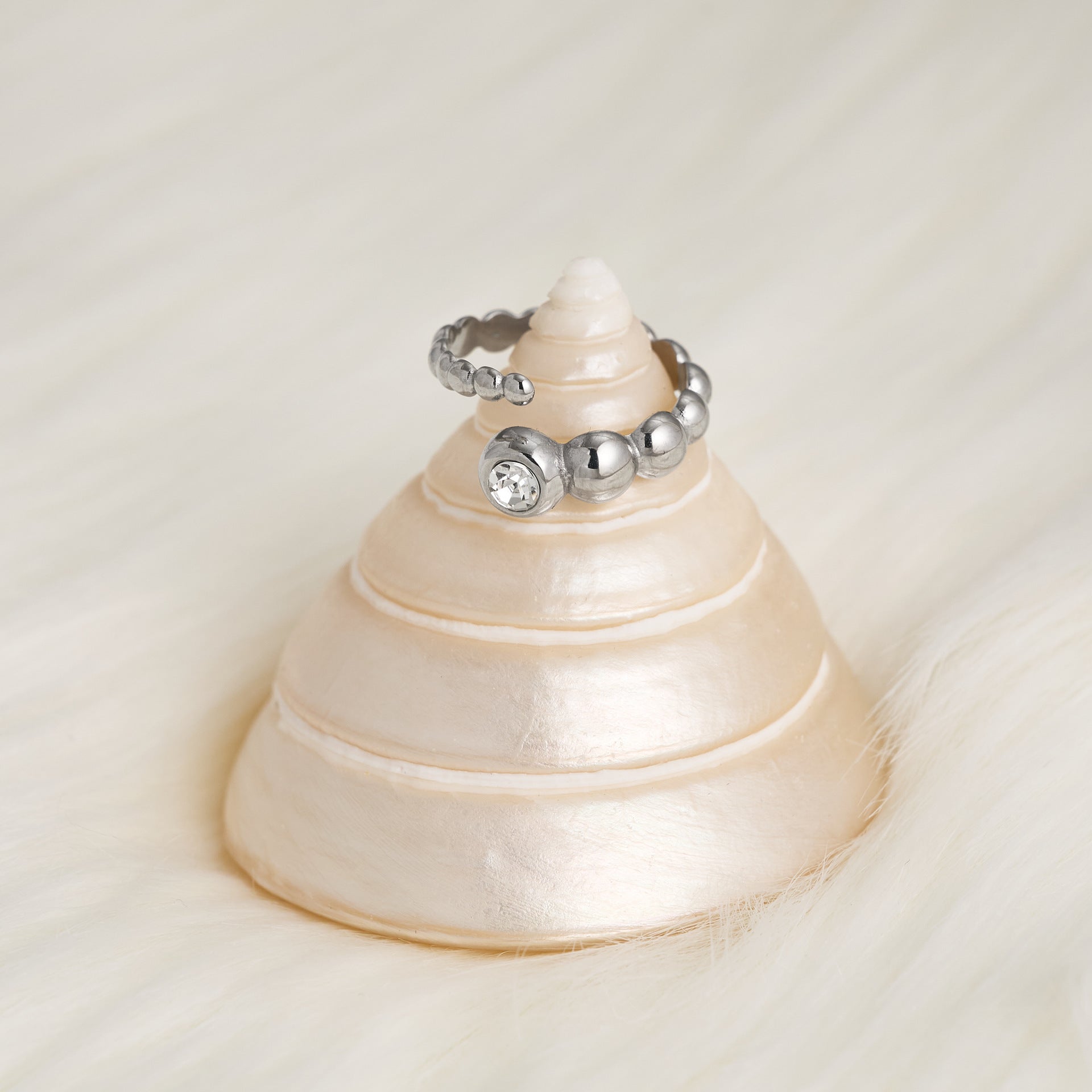 Stainless Steel Fashion Ring Advanced Sense - electronic accessories