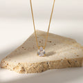 Stainless Steel Necklace 18K Gold Plating Drop-shaped - electronic accessories