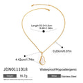 Stainless Steel Pearl Necklace Female Niche - JDN0111018 - electronic accessories