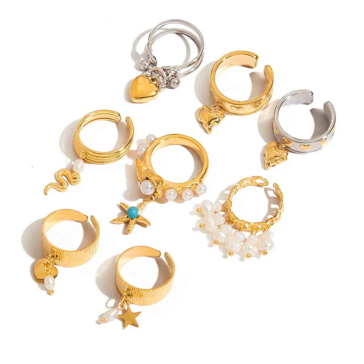 Stainless Steel Pendant Ring Non-fading Jewelry - electronic accessories