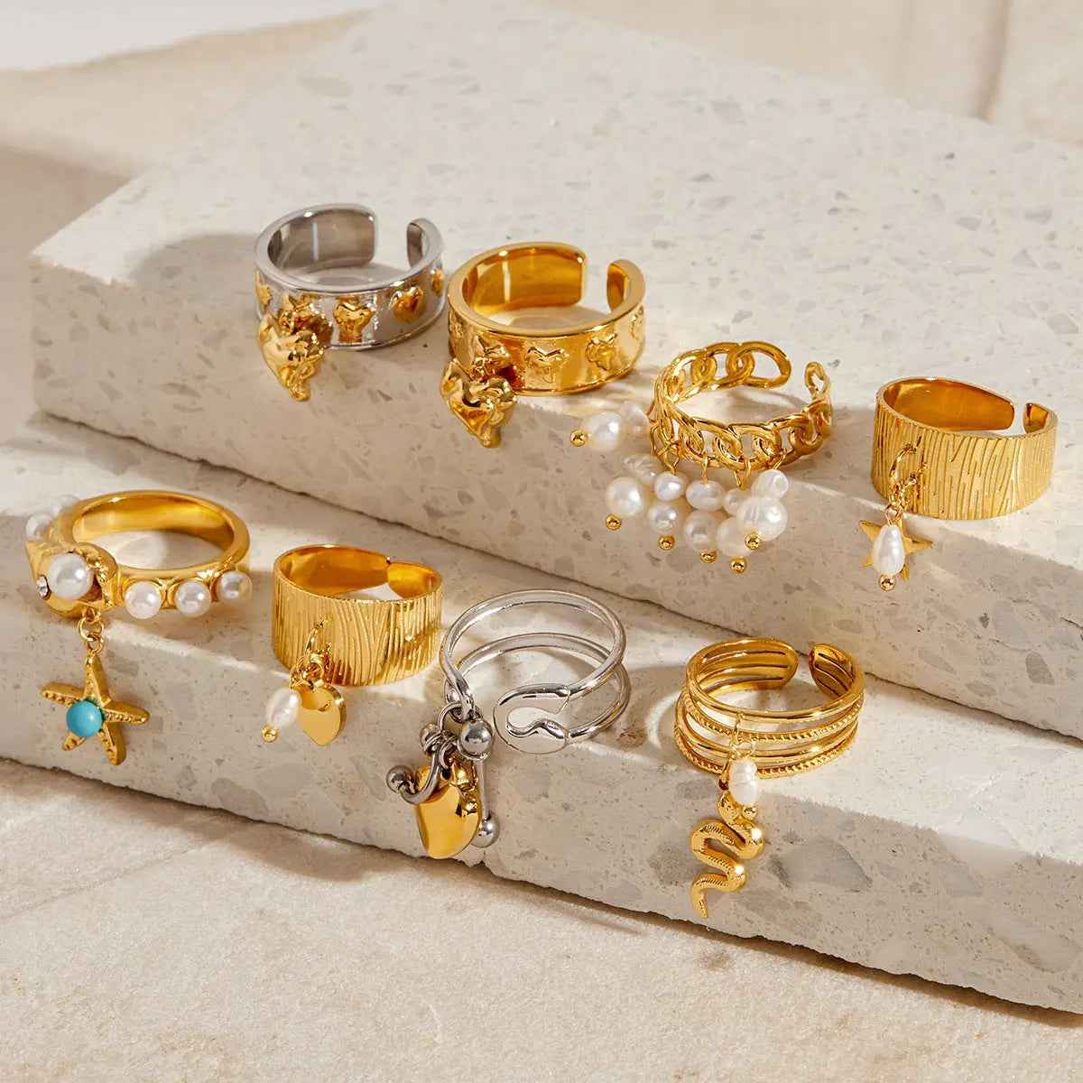 Stainless Steel Pendant Ring Non-fading Jewelry - electronic accessories