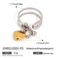 Stainless Steel Pendant Ring Titanium No Fading - JDR0212001PS - electronic accessories