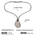 Stainless Steel Personalized fashion Irregular Glossy Pendant - JDN2407027-S