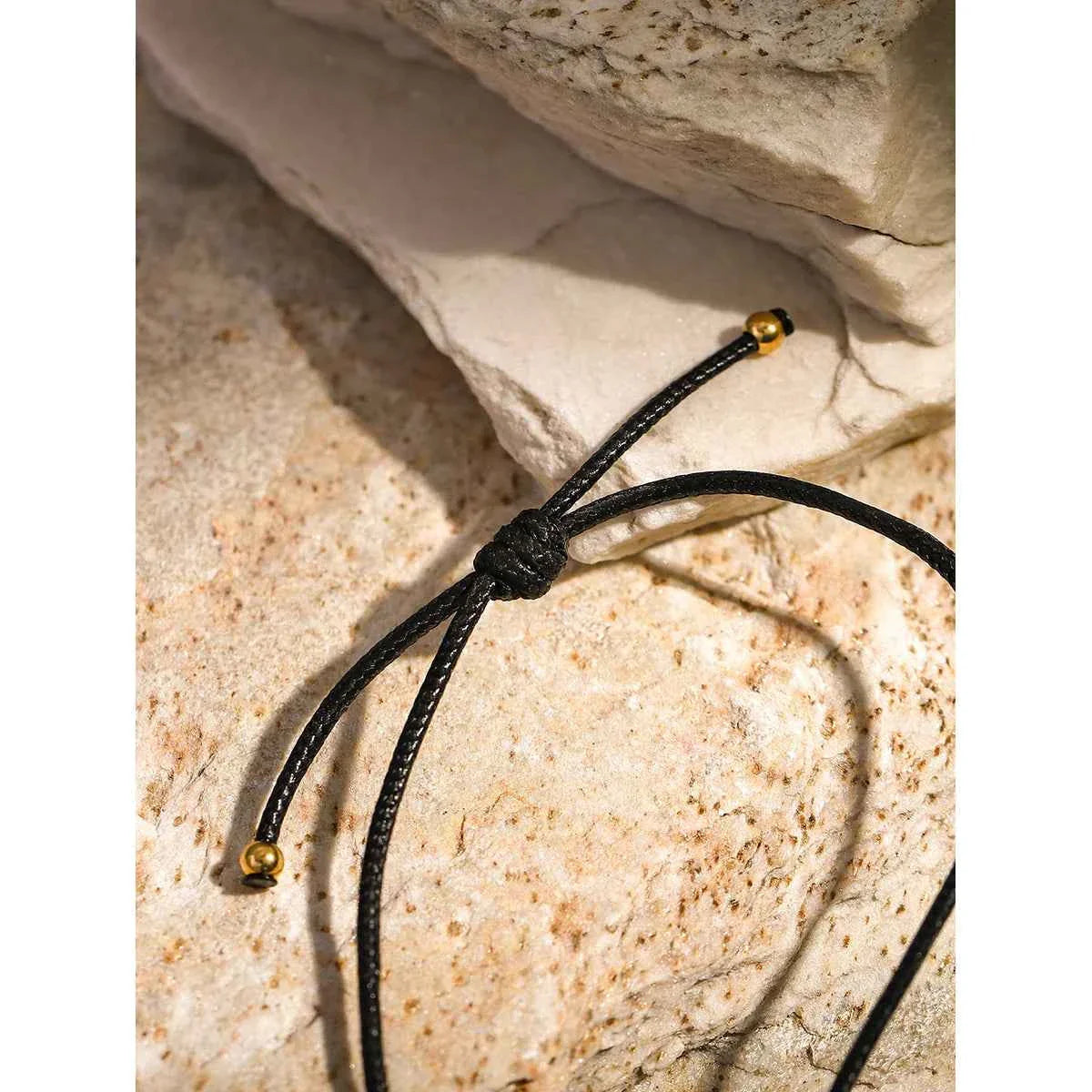 Stainless Steel Round Hollow Pendant Minimalist Necklace