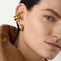 Stainless Steel Three-layer Ear Clip