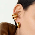 Stainless Steel Three-layer Ear Clip