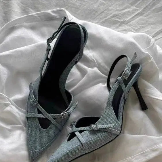 Stiletto Sandals Women’s Pointed Head - lan / 35