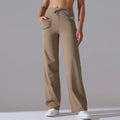 Straight Leg Women’s Loose Tracksuit Pants - Cocoa / S / CHINA