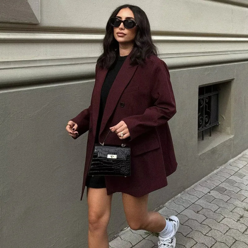 Straight Long Blazers for Women