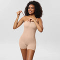 Strapless Shortie Bodysuit for Women Tummy Control Shapewear