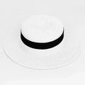 Straw Hat Summer Versatile Women’s - 7 White / one size