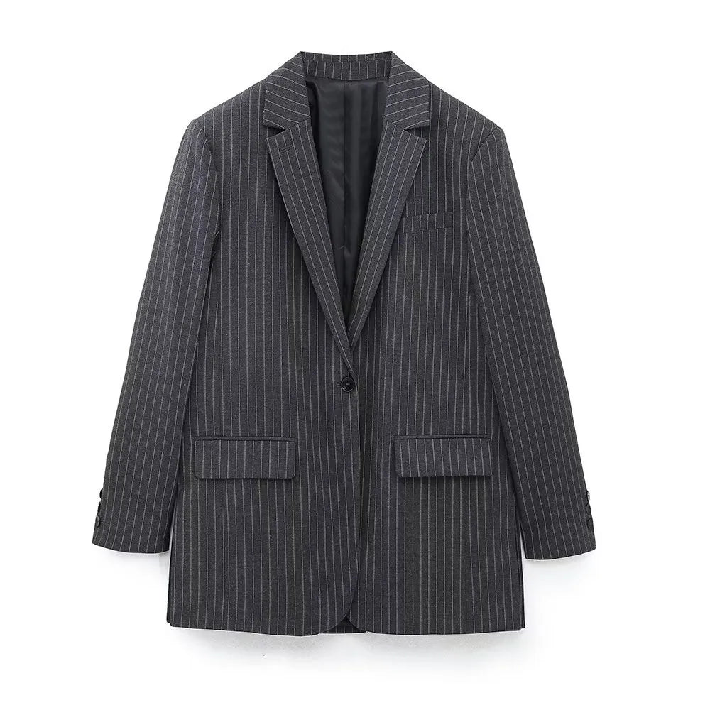 Stripe Blazer Coat Women - Only / M