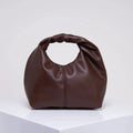 Stylish Twist Square Bag - Chocolate