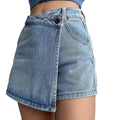 Summer High-waisted Slimming Denim Skirt For Women