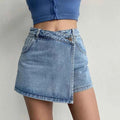Summer High-waisted Slimming Denim Skirt For Women