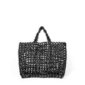Summer Women's Handwoven Totes Beach Holiday Hollowed-Out Wooden Beaded Bag