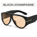Sunglasses for Women Pilot Shape - Black Champagne