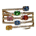 Super Flash Color Zircon Ring Women - electronic accessories