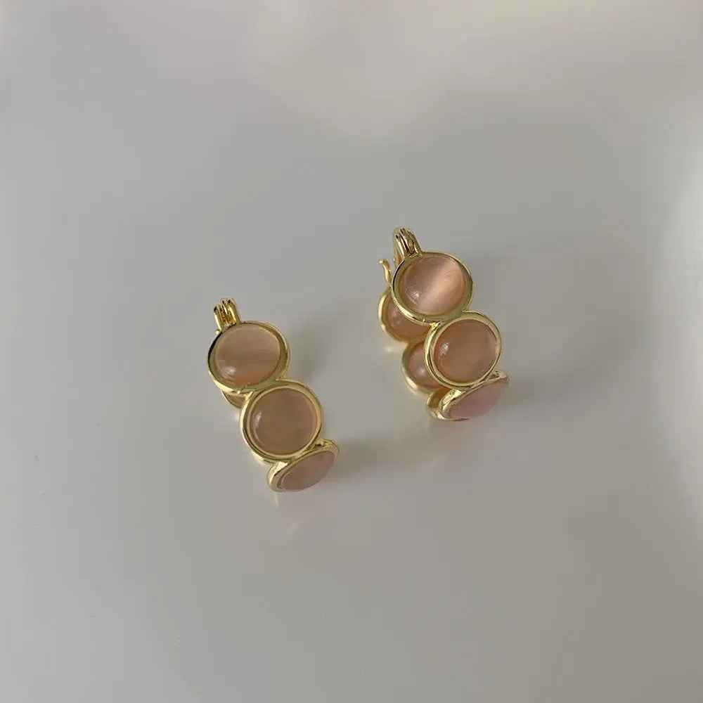 Sweet Opal Earclip Earrings - electronic accessories