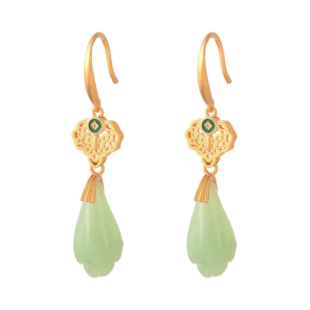 Tassel Earrings Flower Earrings - Norellé