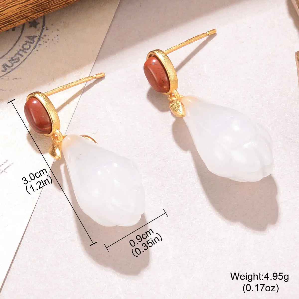 Tassel Earrings Flower Earrings - Norellé