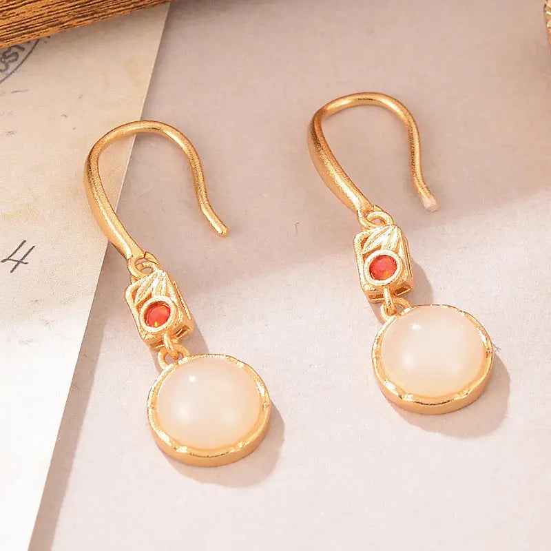 Tassel Earrings Flower Earrings - Norellé