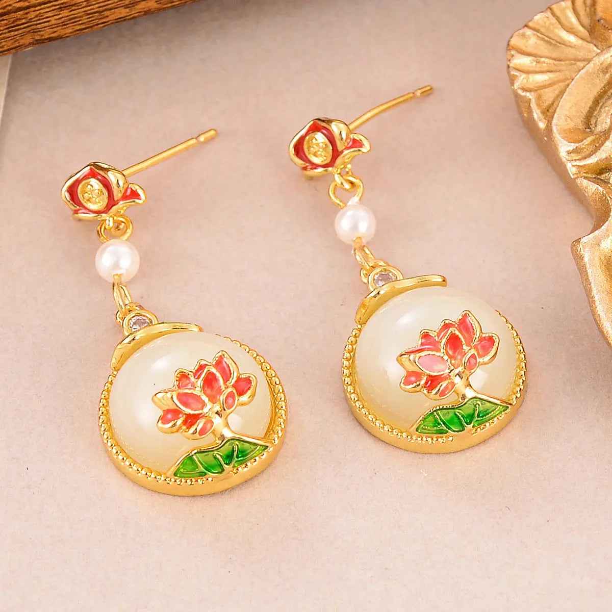 Tassel Earrings Flower Earrings - Norellé