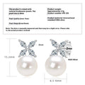 Temperament Wild Natural Freshwater Pearl Ear Studs - Stud Earrings / 925 Silver - electronic accessories