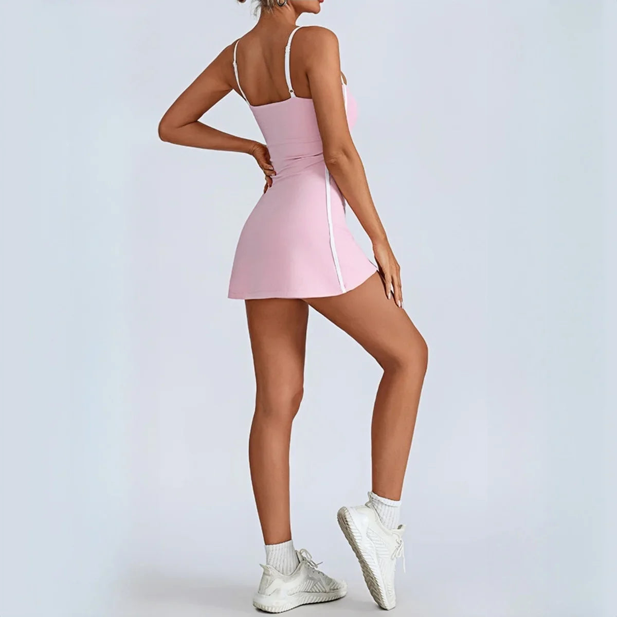 Tennis Skirt Sports Fitness High Elastic Breathable Dress for Women