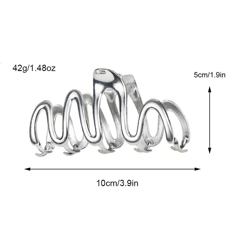 Thick Hair Accessories Geometric Big Shark Hairpin