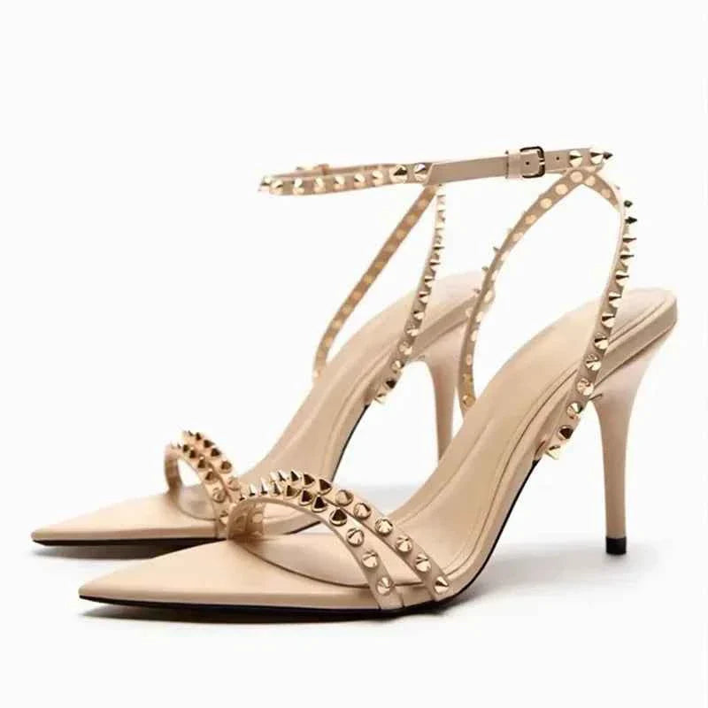 Thin Heeled Sandals Women