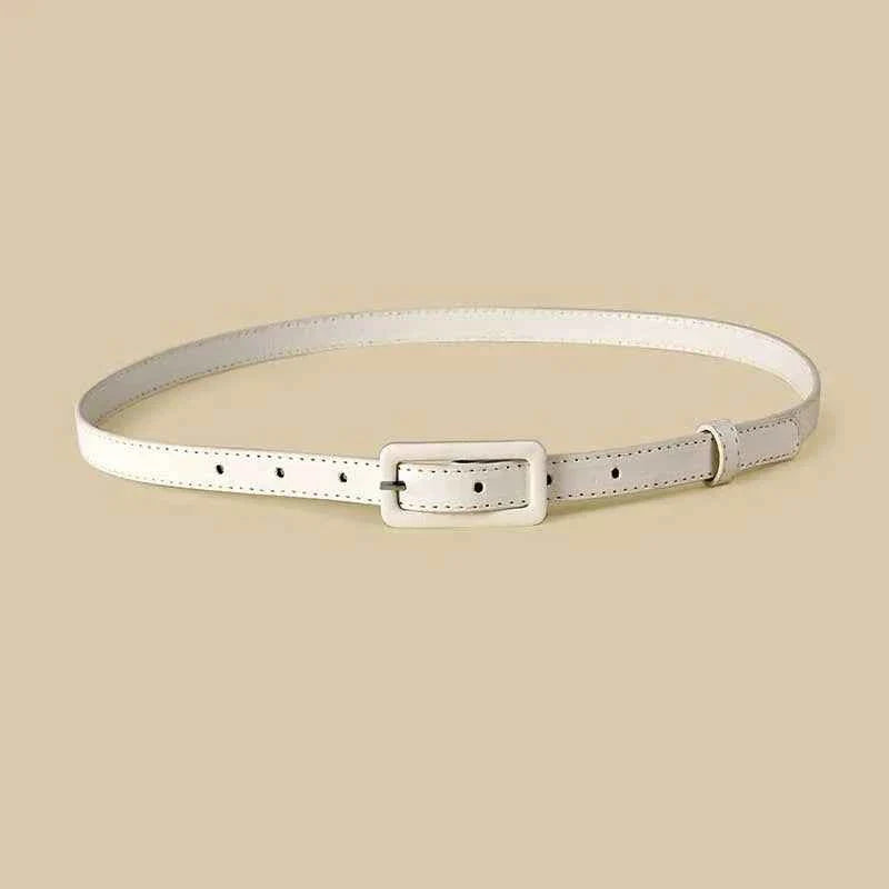 Thin Waistband Pin Buckle Adjustable Belt