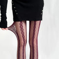 Tights for Women Lace Mesh Fishnet Retro Pantyhose - MULTI / One Size