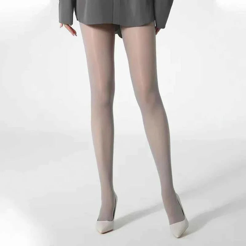 Tights Oil Sparkly Pantyhose for Women High Waist