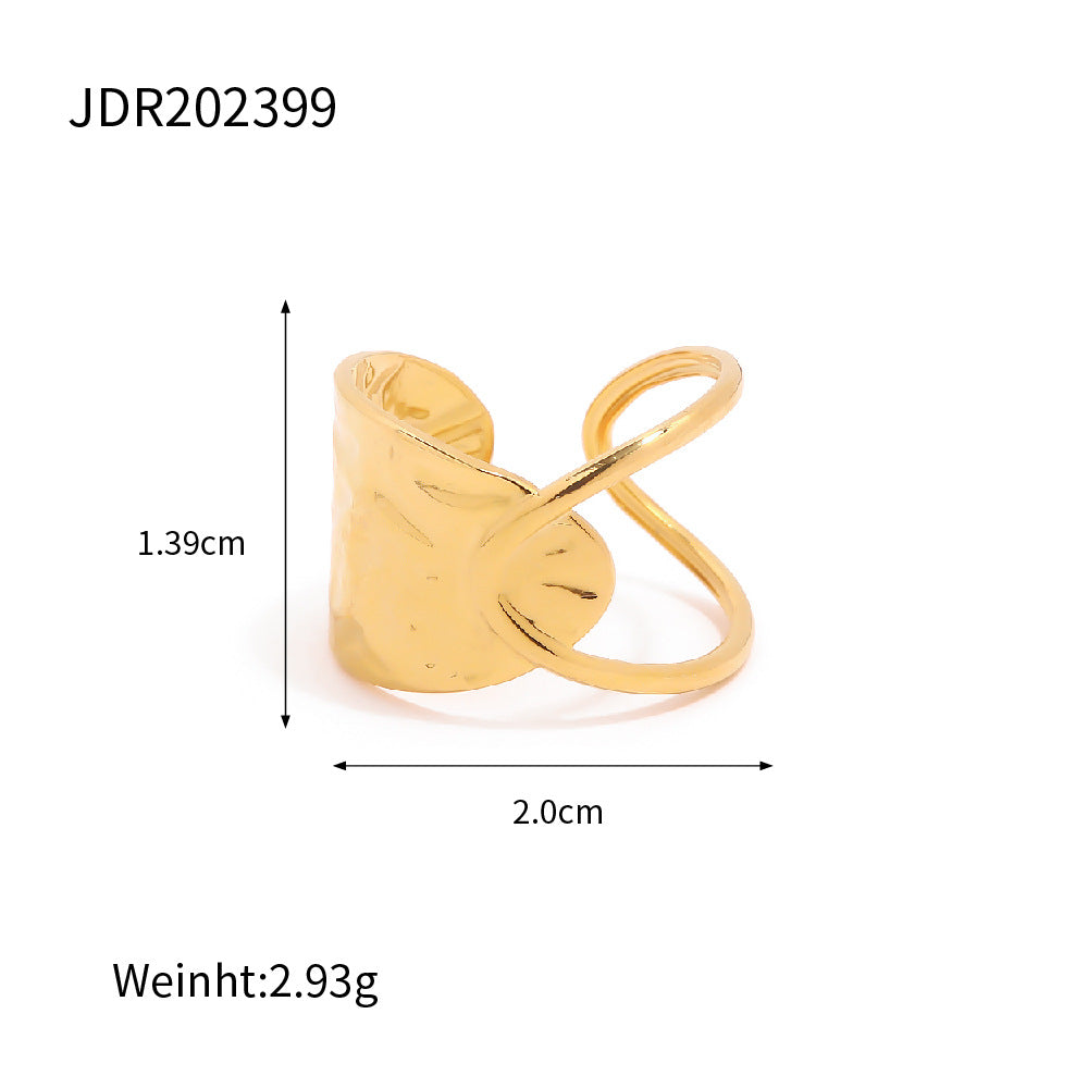 Titanium Steel No Fading Stainless Pearl Ring - JDR202399 - electronic accessories