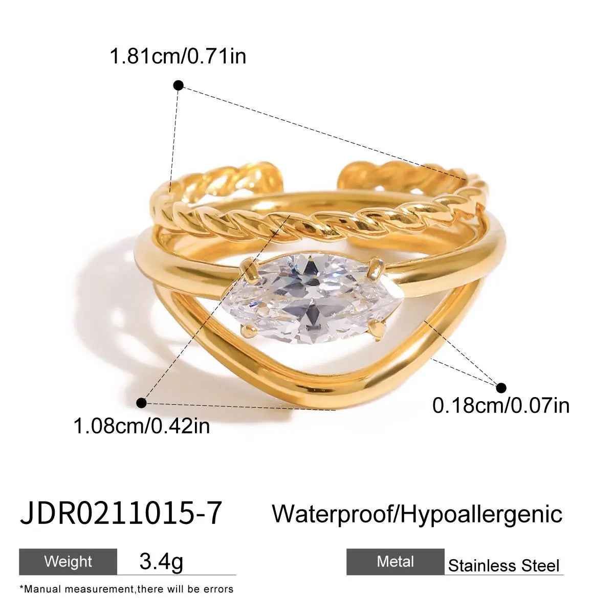 Titanium Steel Ring - JDR02110157 - electronic accessories