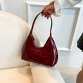 Trendy Solid Shoulder Bags for Women - Burgundy