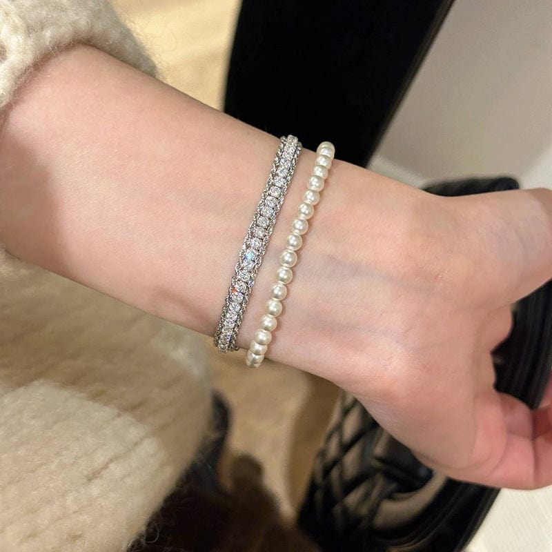 Twist Full Diamond Bracelet Fashion Special-interest - electronic accessories