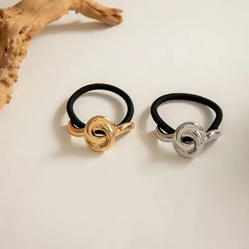 Twisted Hair Ring Elastic Rope Set