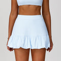Two-piece Skirts Quick-drying Breathable Safety Tennis Skirt - Sky Blue / L - Other