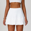 Two-piece Skirts Quick-drying Breathable Safety Tennis Skirt - Swan White / L - Other