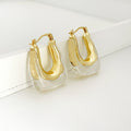 U-shaped Earrings For Women - Transparent - electronic accessories